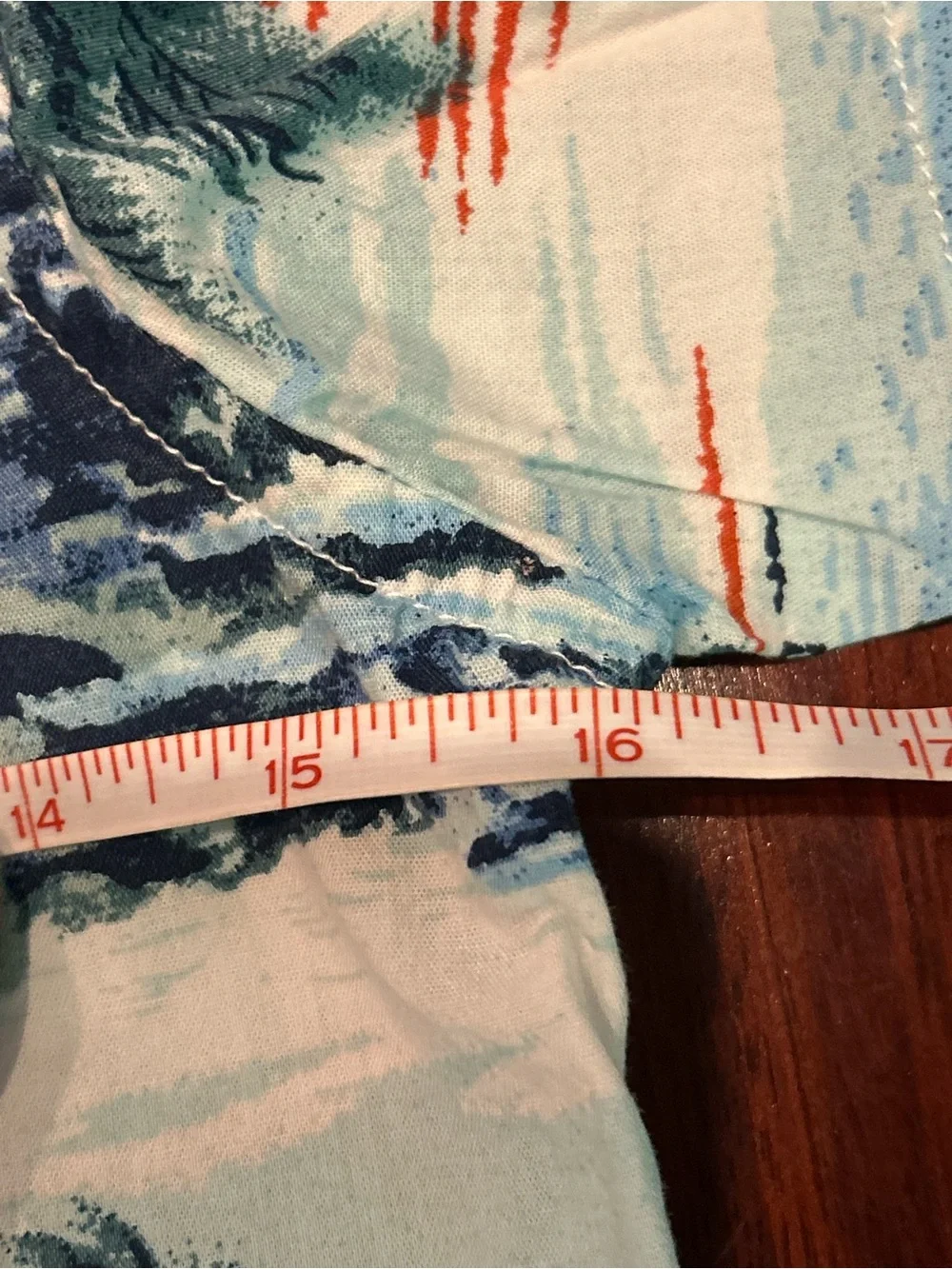 GAP Boys Blue & White Palm Print Short-Sleeve Button-Down Camp Shirt Hawaiian